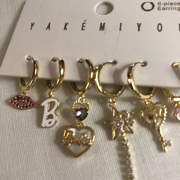 Barbie Dainty Set of 6 Earrings All Unique - Picture 6 of 9